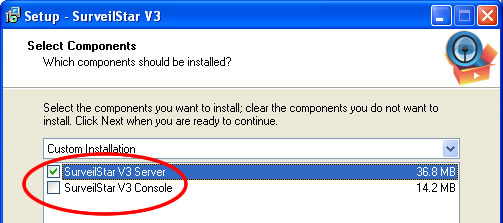 Installing monitoring server