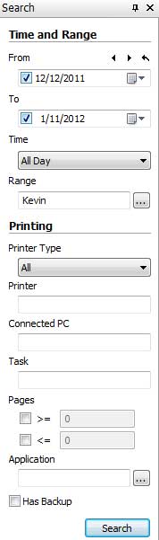Search any printed files