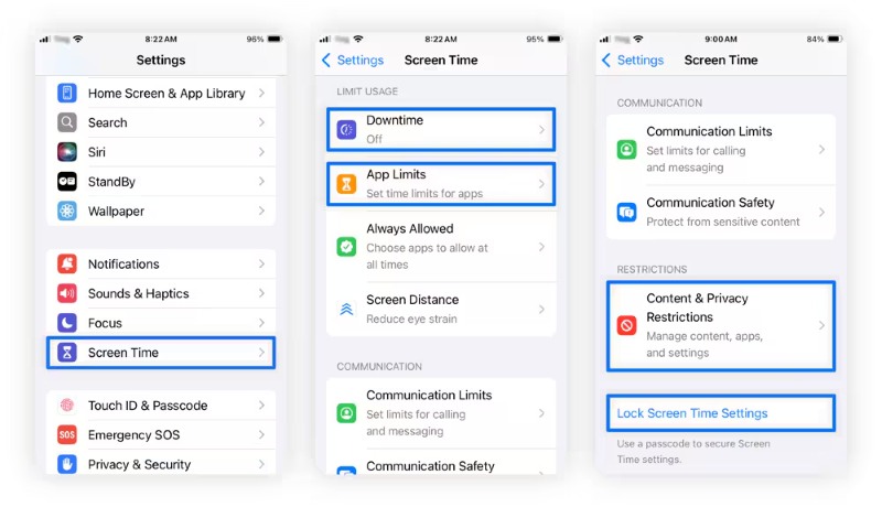 how to block inappropriate websites on iPhone using Screen Time