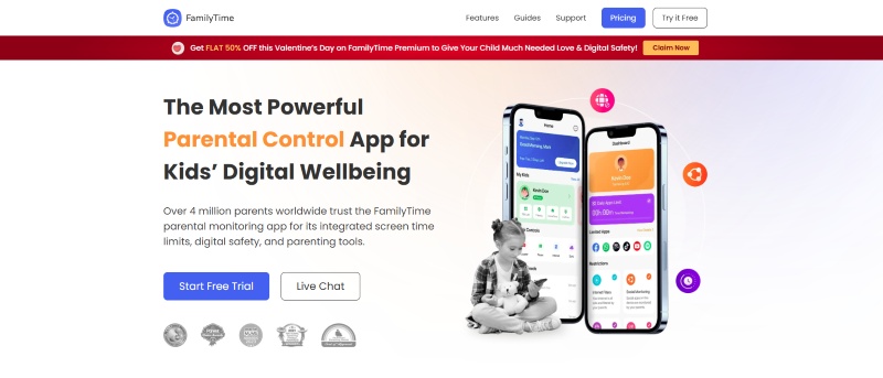 FamilyTime Parental Control Software For PC