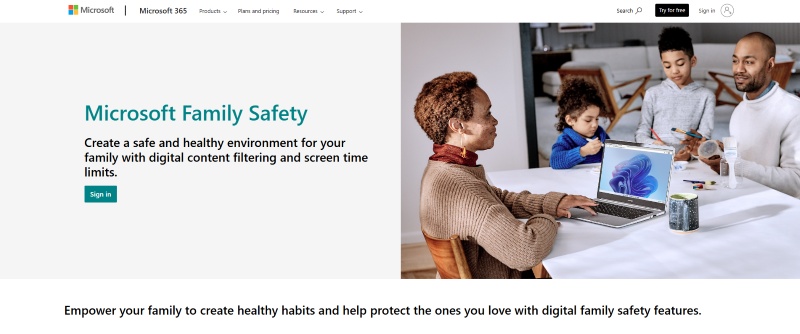 Microsoft Family Safety Parental Control Software For PC